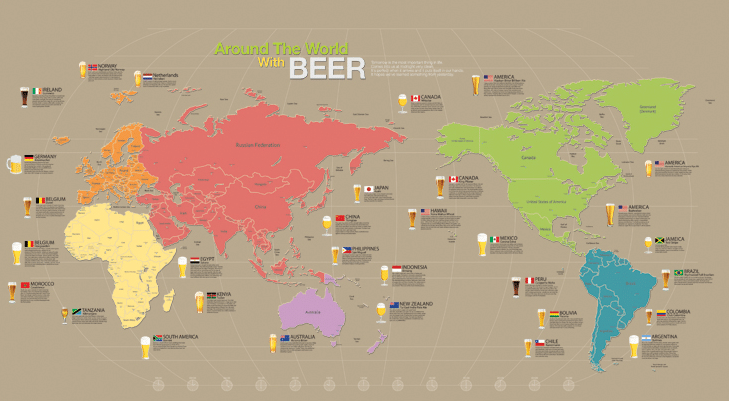 Beer Map-A | Wallpaper online store